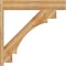 Ekena Millwork Merced Block Rough Sawn Outlooker, Western Red Cedar, 8"W x 42"D x 42"H OUT08X42X42MRC05RWR - alternate 2